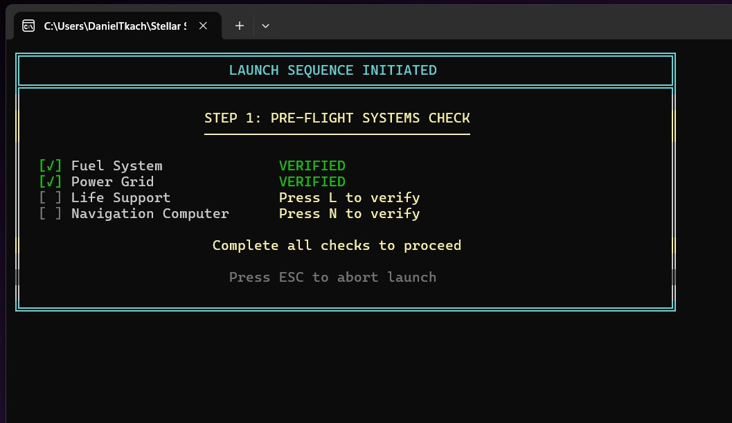 Launch Sequence